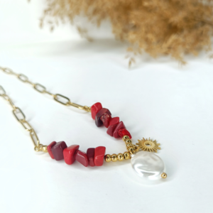 Collier DULCE rouge