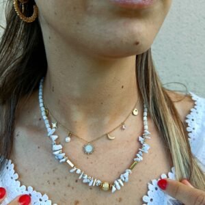 Collier JAYDA blanc