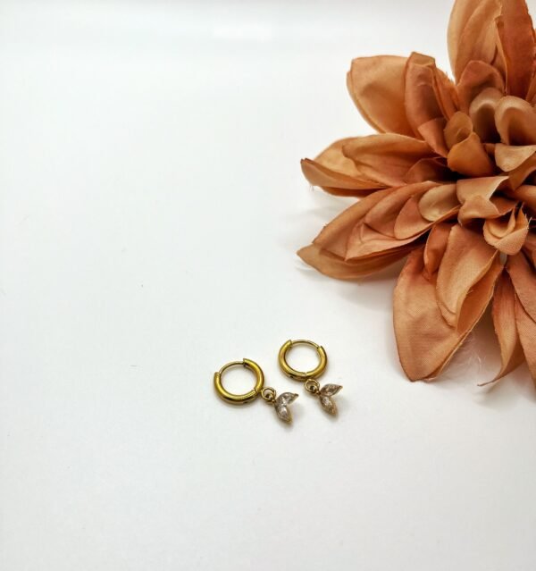 Boucles d'oreilles STECY dorées – Image 2