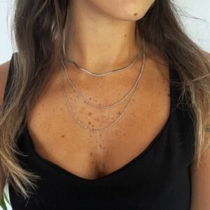 Collier GISELA argenté