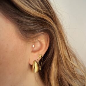 Boucles d&rsquo;oreilles ABIGAEL dorées