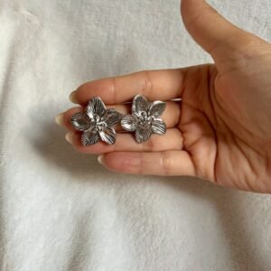 Boucles d’oreilles ZAZY argentées