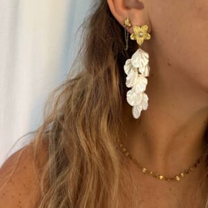 Boucles d’oreilles SUZ dorées