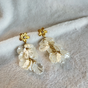 Boucles d’oreilles SUZ dorées