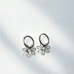 Boucles d&rsquo;oreilles LOLI argentées