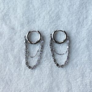 Boucles d&rsquo;oreilles WENDY argentées