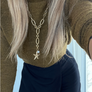 Collier sautoir ÉTOILE doré