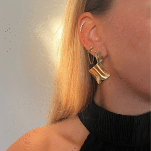 Boucles d&rsquo;oreilles RACHELLE dorées