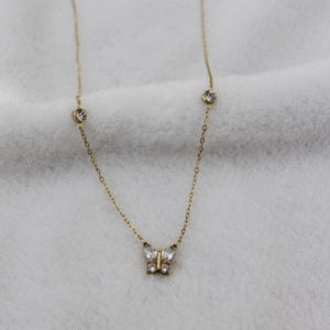 Collier PAPILLON doré