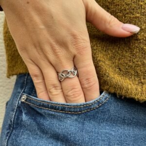 Bague SILA argentée