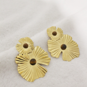 Boucles d&rsquo;oreilles GRINAT dorées