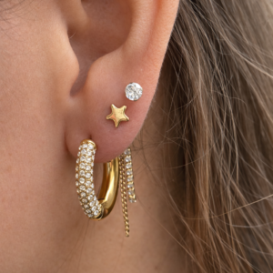 Boucles d’oreilles CHIC dorées