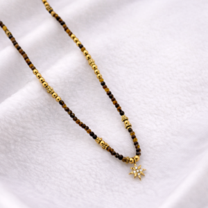 Collier PERLA marron