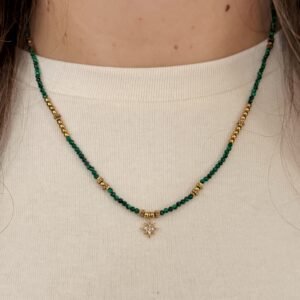 Collier PERLA vert