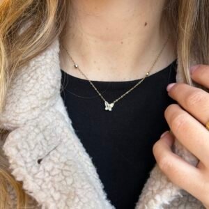Collier PAPILLON doré