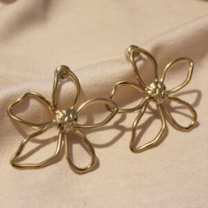 Boucles d&rsquo;oreilles CAPUCINE dorées