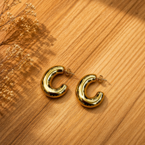 Boucles d’oreilles LAWA dorées