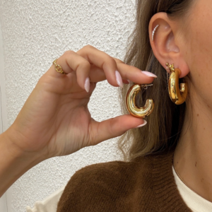 Boucles d’oreilles LAWA dorées