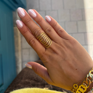 Bague SANA dorée