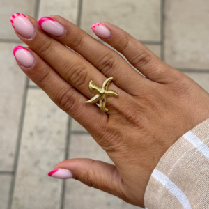 Bague ETOILE mini dorée