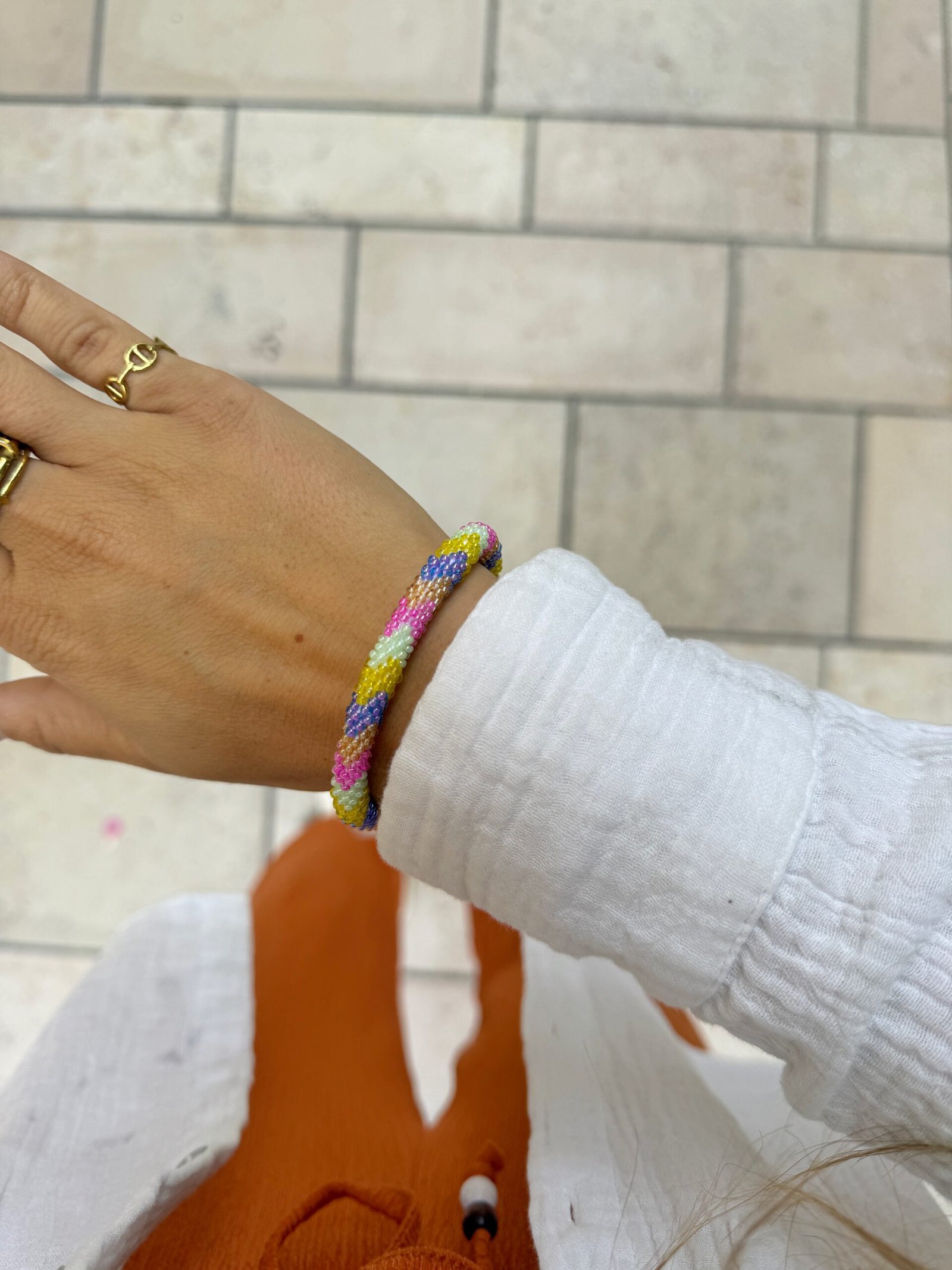 Bracelet népalais ANITA multi couleur – Image 2