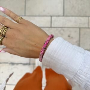 Bracelet népalais ANITA rose