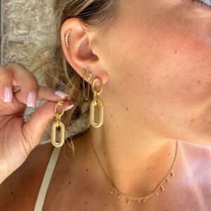Boucles d&rsquo;oreilles CINDY dorées