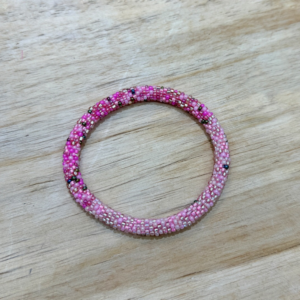 Bracelet népalais ANITA rose