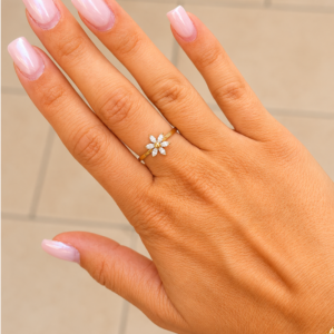 Bague CELESTE dorée