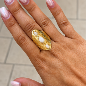 Bague TRIOMPHE dorée