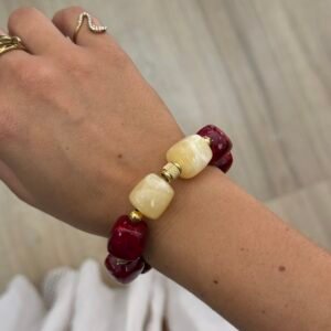 Bracelet ZAYA bordeaux