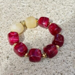 Bracelet ZAYA bordeaux