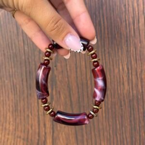 Bracelet MYLA bordeaux