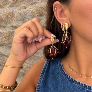 Boucles d&rsquo;oreilles DIVINE dorées