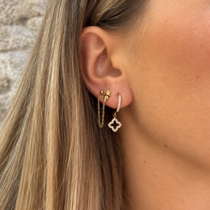 Boucles d&rsquo;oreilles CHANCE dorées