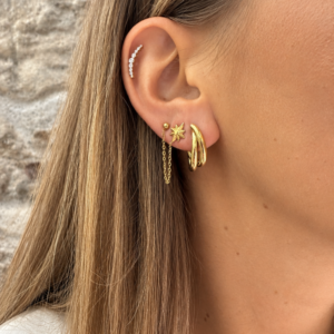 Boucles d&rsquo;oreilles VIVI dorées